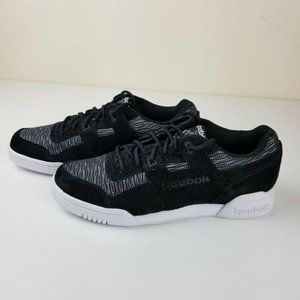 Mens Sz 6.5 Sneakers Shoes Reebok Black